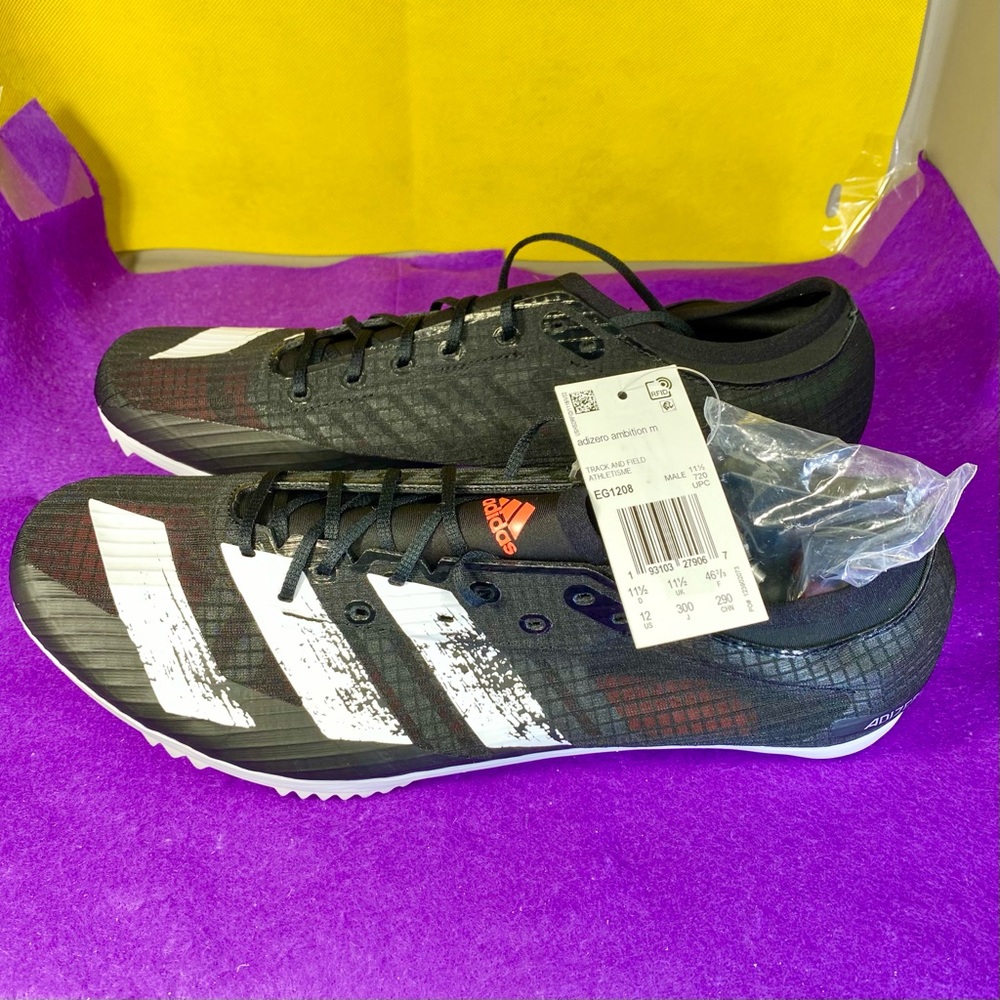 Adidas Men’s Adizero Ambition Track Shoes Size 12